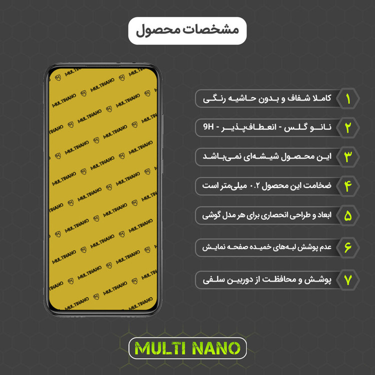 محافظ صفحه نمایش مولتی نانو مدل X-S2N مناسب برای گوشی موبایل شیائومی Mi A3 بسته دو عددی