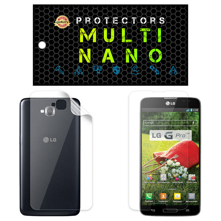 محافظ صفحه نمایش مولتی نانو مدل X-SFT مناسب برای گوشی موبایل ال جی G Pro Lite به همراه محافظ پشت