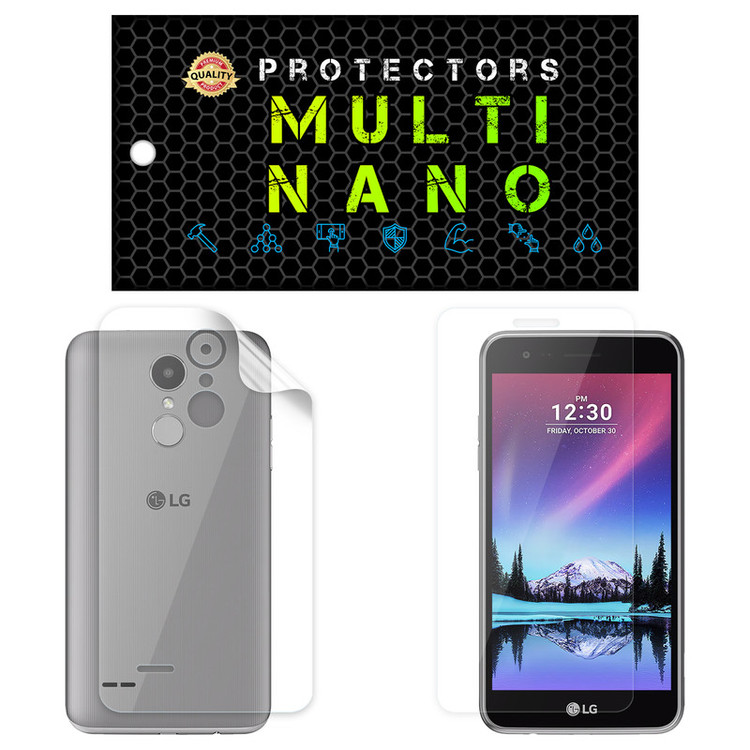 محافظ صفحه نمایش مولتی نانو مدل X-SFT مناسب برای گوشی موبایل ال جی X230 به همراه محافظ پشت