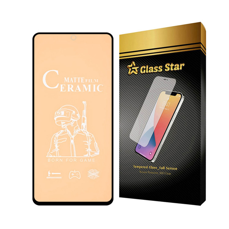 محافظ صفحه نمایش سرامیکی مات گلس استار مدل CERAMICG مناسب برای گوشی موبایل شیائومی Poco X3 / X3 NFC / X3 Pro / Redmi Note 9s / Note 9 Pro /Note 9 Pro Max /Redmi K30 / K30s / K30 Pro / K30 Ultra