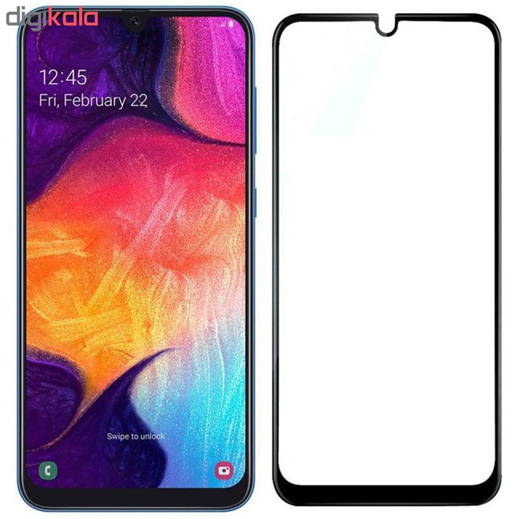 محافظ صفحه نمایش فول چسب مدل F002 مناسب برای گوشی موبایل سامسونگ Galaxy A10