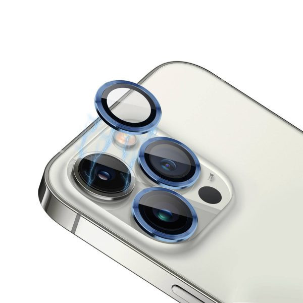 محافظ لنز دوربین کمرا فیلم مدل رینگی کد 12 مناسب برای گوشی موبایل اپل iPhone 14 Pro
