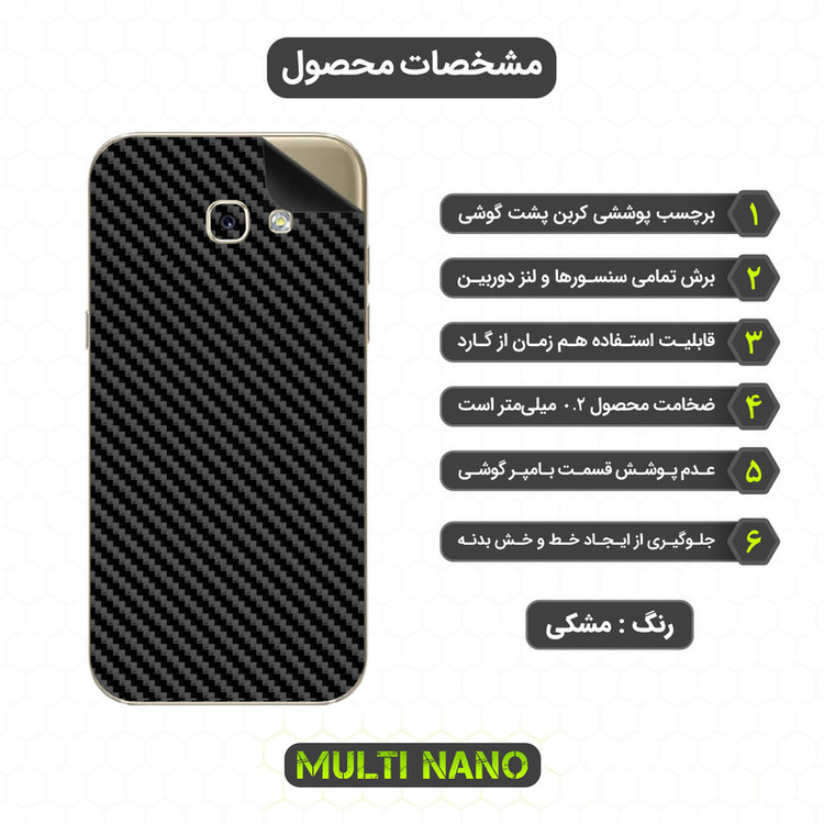 برچسب پوششی مولتی نانو مدل X-F1C مناسب برای گوشی موبایل سامسونگ Galaxy A5 2017