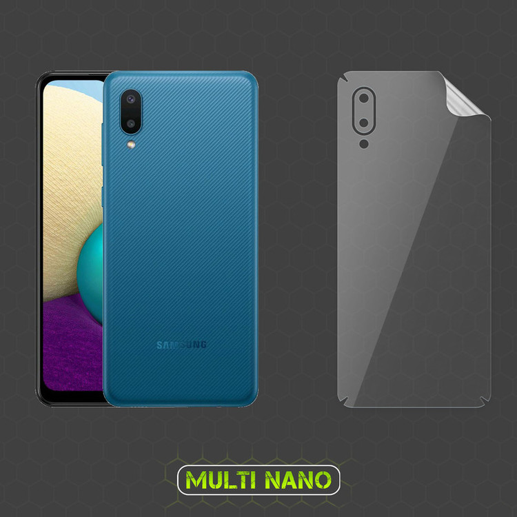 محافظ صفحه نمایش مولتی نانو مدل X-SFT مناسب برای گوشی موبایل سامسونگ Galaxy M02 به همراه محافظ پشت