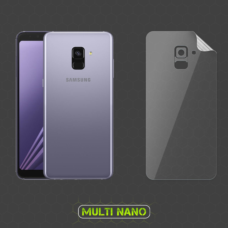 محافظ صفحه نمایش مولتی نانو مدل X-SFT مناسب برای گوشی موبایل سامسونگ Galaxy A8 Plus 2018 به همراه محافظ پشت