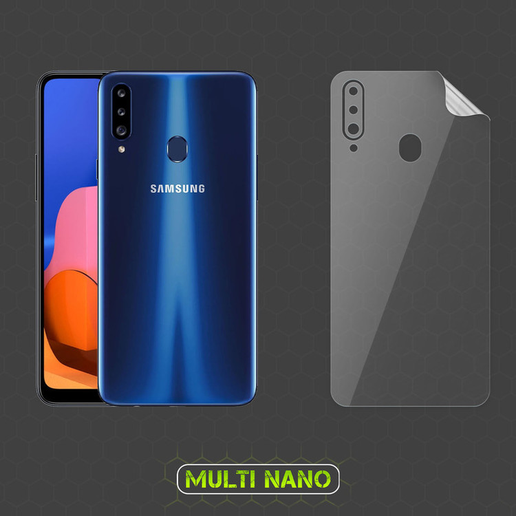 محافظ صفحه نمایش مولتی نانو مدل X-SFT مناسب برای گوشی موبایل سامسونگ Galaxy A20S به همراه محافظ پشت