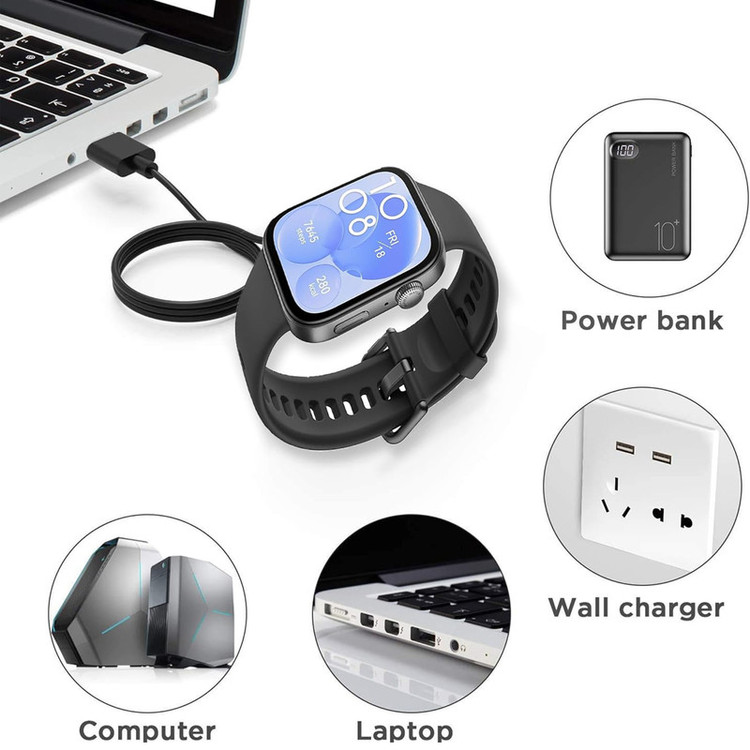 کابل شارژ راینو مدل R-Charger مناسب برای ساعت هوشمند هوآوی Fit 3
