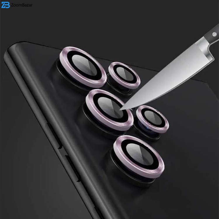 محافظ لنز دوربین مدل CAMERA مناسب برای گوشی موبایل سامسونگ Galaxy S23 ultra
