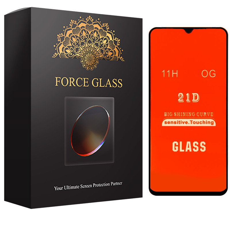 محافظ صفحه نمایش فورس گلس مدل 21DFulGlass مناسب برای گوشی موبایل شیائومی Redmi Note 8 Pro