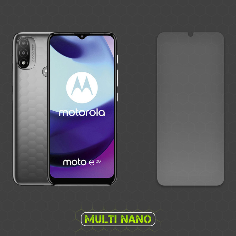 محافظ صفحه نمایش مات مولتی نانو مدل X-S2M مناسب برای گوشی موبایل موتورولا Moto E20 بسته دو عددی