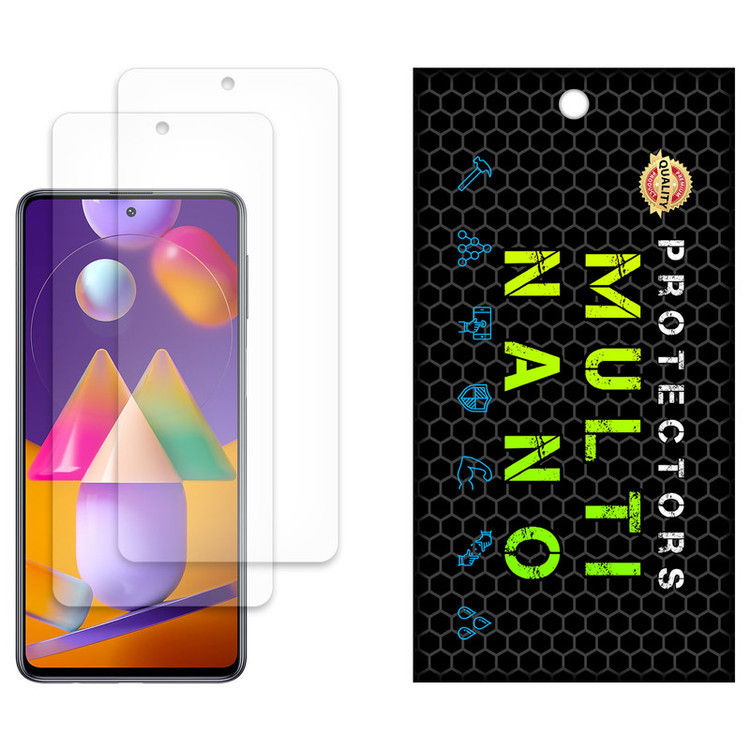 محافظ صفحه نمایش مات مولتی نانو مدل X-S2M مناسب برای گوشی موبایل سامسونگ Galaxy M31s بسته دو عددی