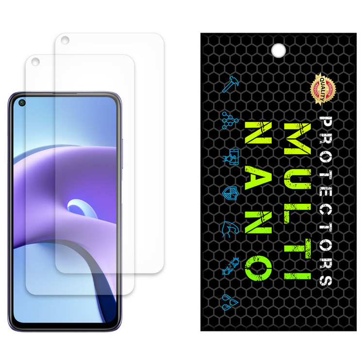 محافظ صفحه نمایش مات مولتی نانو مدل X-S2M مناسب برای گوشی موبایل شیائومی Redmi Note 9T بسته دو عددی