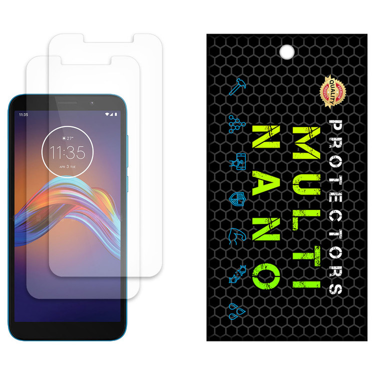 محافظ صفحه نمایش مات مولتی نانو مدل X-S2M مناسب برای گوشی موبایل موتورولا Moto E6 Play بسته دو عددی