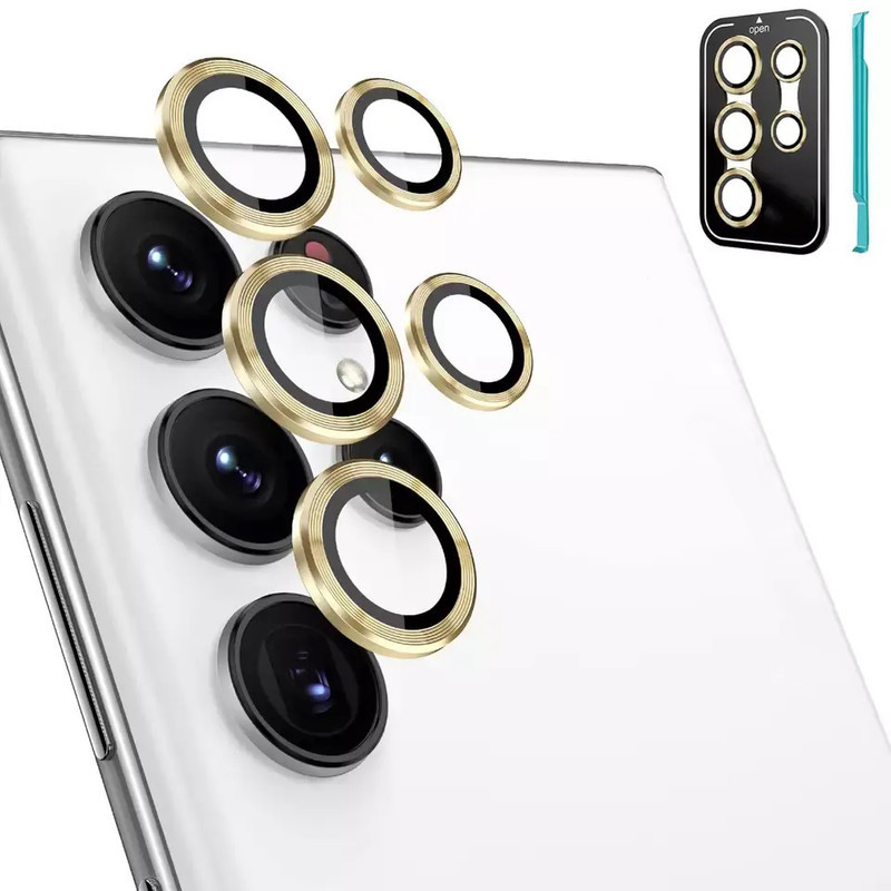 محافظ لنز دوربین مدل CAMERA مناسب برای گوشی موبایل سامسونگ Galaxy S23 ultra