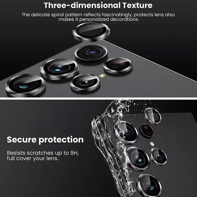 محافظ لنز دوربین مدل CAMERA مناسب برای گوشی موبایل سامسونگ Galaxy S23 ultra