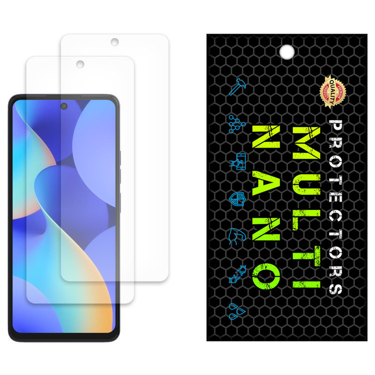 محافظ صفحه نمایش مات مولتی نانو مدل X-S2M مناسب برای گوشی موبایل تکنو Spark 10 Pro بسته دو عددی