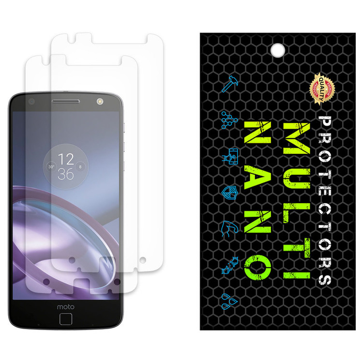 محافظ صفحه نمایش مات مولتی نانو مدل X-S2M مناسب برای گوشی موبایل موتورولا Moto Z بسته دو عددی