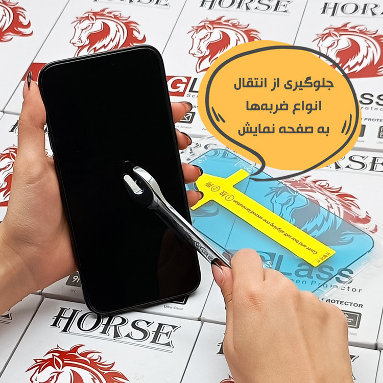 محافظ صفحه نمایش هورس مدل EASYINST مناسب برای گوشی موبایل اپل iPhone 14 Pro Max