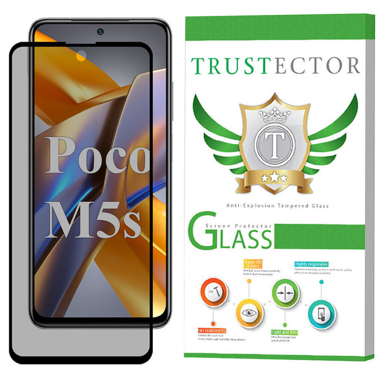 محافظ صفحه نمایش حریم شخصی تراستکتور مدل PFTA مناسب برای گوشی موبایل شیائومی Poco M5s