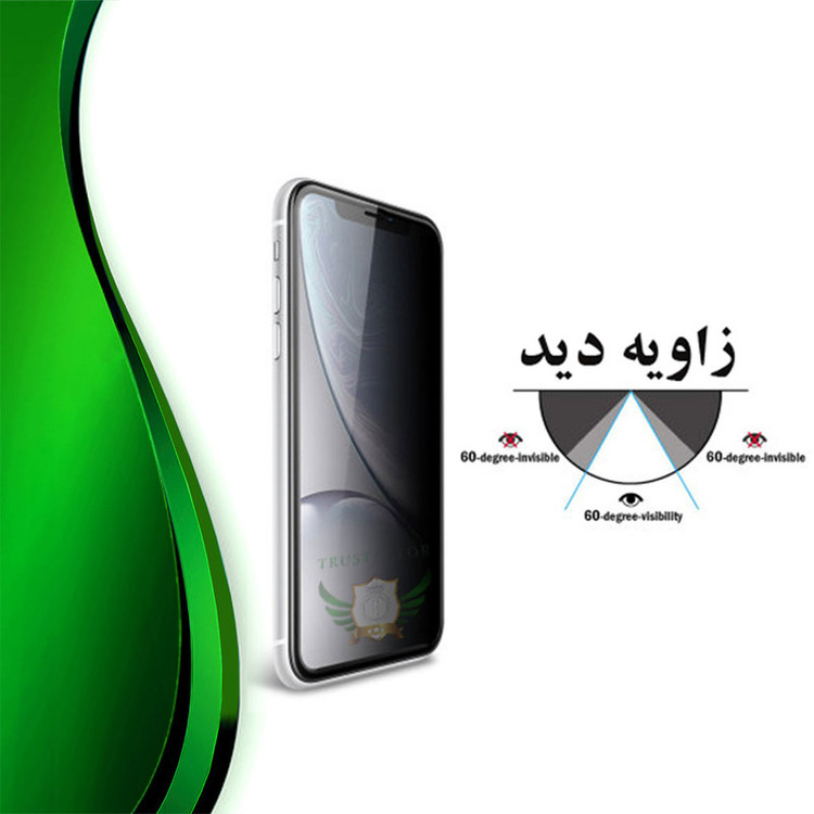 محافظ صفحه نمایش حریم شخصی تراستکتور مدل PFTA مناسب برای گوشی موبایل شیائومی Poco M5s