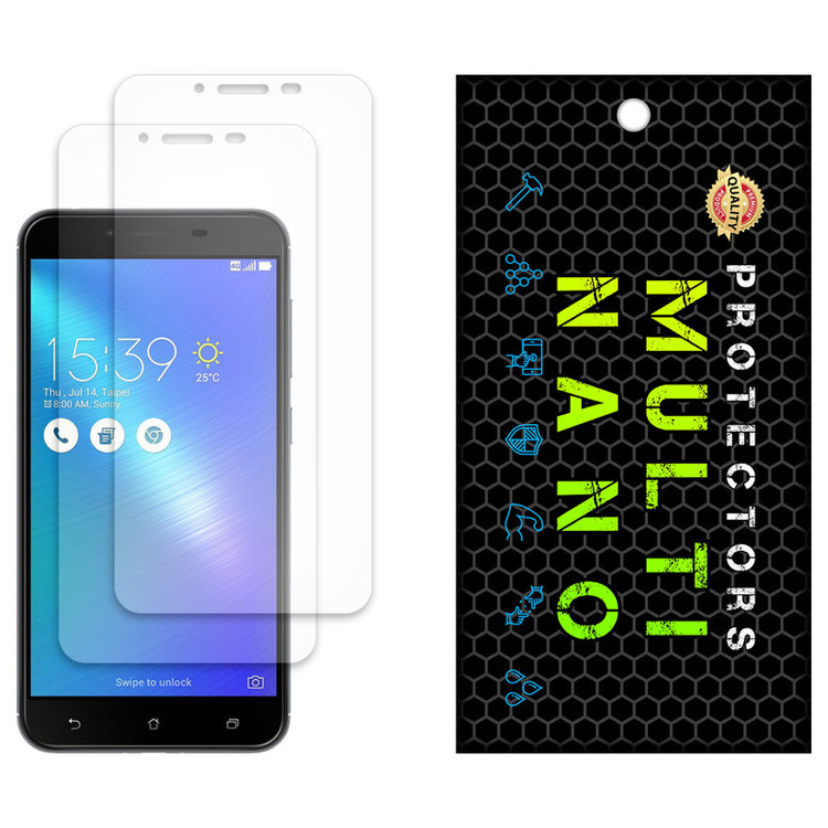 محافظ صفحه نمایش مات مولتی نانو مدل X-S2M مناسب برای گوشی موبایل ایسوس Zenfone 3 Max / ZC553KL بسته دو عددی