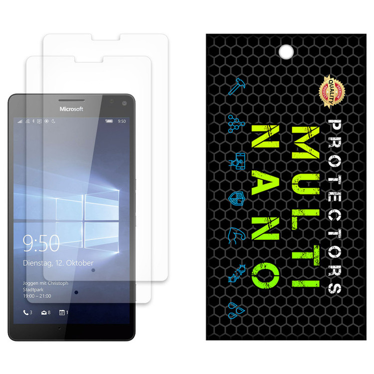 محافظ صفحه نمایش مات مولتی نانو مدل X-S2M مناسب برای گوشی موبایل مایکروسافت Lumia 950 XL بسته دو عددی
