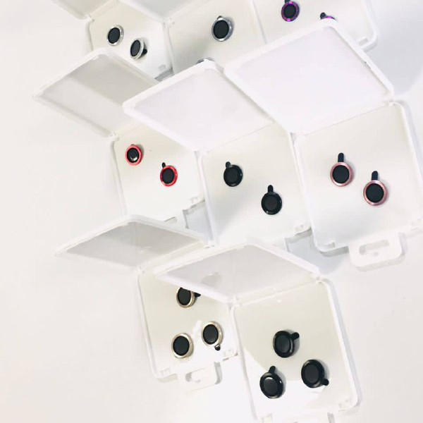 محافظ لنز دوربین فیت هارد مدل LNS FILM مناسب برای گوشی موبایل اپل iphone 12 mini