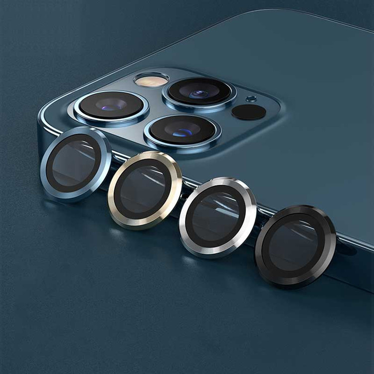 محافظ لنز دوربین فیت هارد مدل LNS FILM مناسب برای گوشی موبایل اپل iphone 12 mini