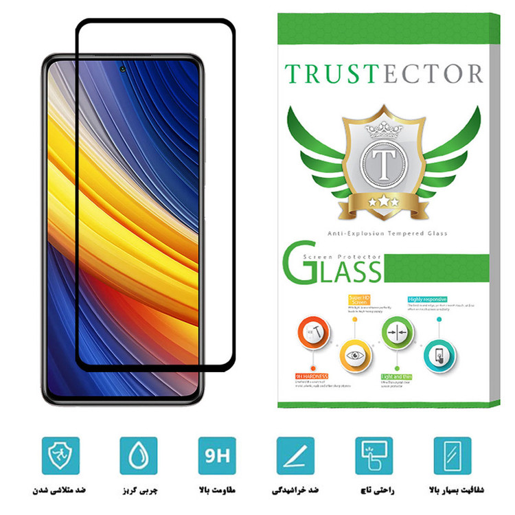 محافظ صفحه نمایش سرامیکی تراستکتور مدل CMC-T مناسب برای گوشی موبایل شیائومی Poco X3 Pro