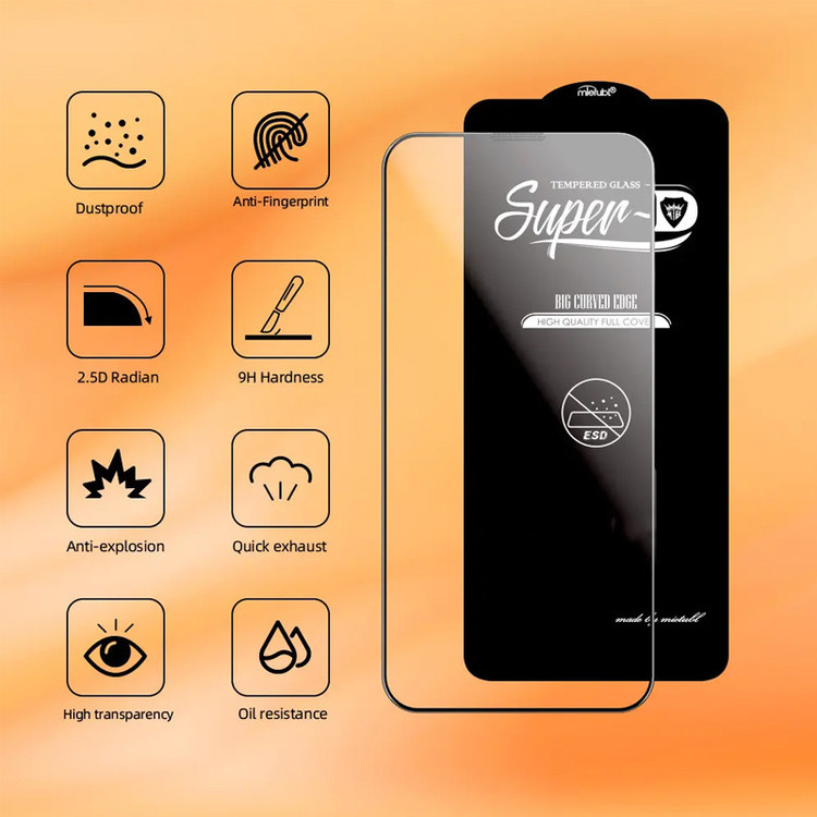 محافظ صفحه نمایش فورس گلس مدل Super D مناسب برای گوشی موبایل سامسونگ Galaxy S21