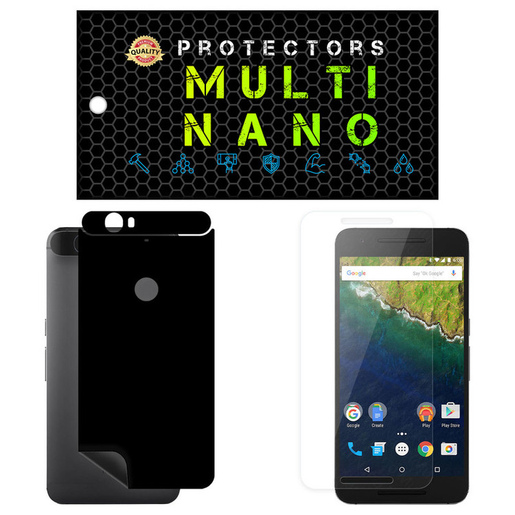محافظ صفحه نمایش مولتی نانو مدل X-SFM مناسب برای گوشی موبایل هوآوی Nexus 6P به همراه برچسب پوششی