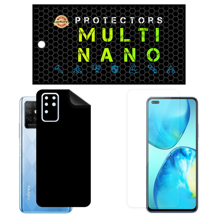 محافظ صفحه نمایش مولتی نانو مدل X-SFM مناسب برای گوشی موبایل اینفینیکس Note 8i به همراه برچسب پوششی