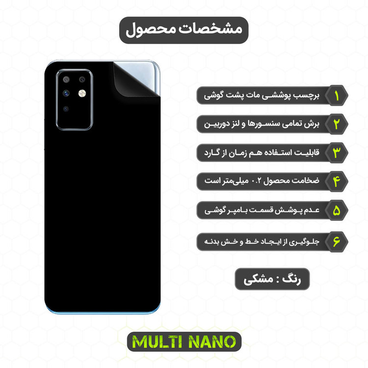محافظ صفحه نمایش مولتی نانو مدل X-SFM مناسب برای گوشی موبایل اینفینیکس Note 8i به همراه برچسب پوششی