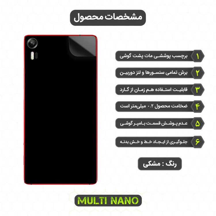 محافظ صفحه نمایش مولتی نانو مدل X-SFM مناسب برای گوشی موبایل لنوو Vibe Shot به همراه برچسب پوششی