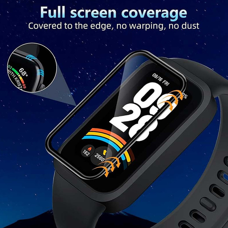 محافظ صفحه نمایش نایت مدل Nano Pmma KT مناسب برای ساعت هوشمند شیائومی Smart Band 9 Active
