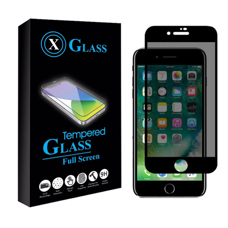 محافظ صفحه نمایش ایکس گلس مدل فول پرایوسی مناسب برای گوشی موبایل اپل IPHONE 8 PLUS