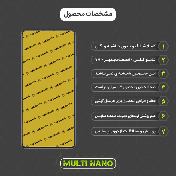 محافظ صفحه نمایش مولتی نانو مدل X-S2N مناسب برای گوشی موبایل سامسونگ Galaxy A71 5G بسته دو عددی
