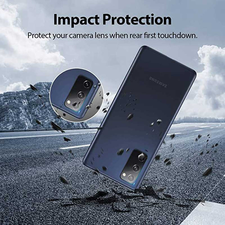 محافظ صفحه نمایش بوک مدل Transparent Antistatic مناسب برای گوشی موبایل سامسونگ Galaxy S20 FE به همراه محافظ لنز دوربین