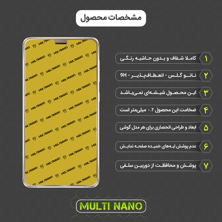 محافظ صفحه نمایش مولتی نانو مدل X-S2N مناسب برای گوشی موبایل ایسوس Zenfone 3 Deluxe / ZS550KL بسته دو عددی