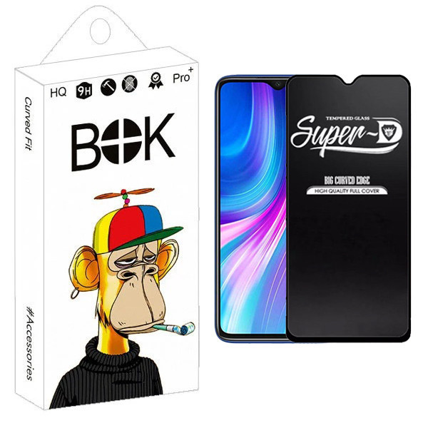 محافظ صفحه نمایش بوک مدل Transparent SuperD مناسب برای گوشی موبایل شیائومی Redmi Note 8 Pro