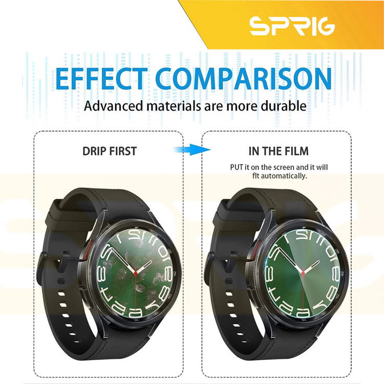 کاور اسپریگ مدل SPG مناسب برای ساعت هوشمند سامسونگ Galaxy Watch 6 Classic 43mm به همراه محافظ صفحه نمایش