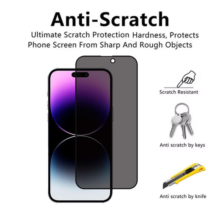 محافظ صفحه نمایش حریم شخصی اسپایدر مدل PRV-S مناسب برای گوشی موبایل اپل Iphone 14 Pro