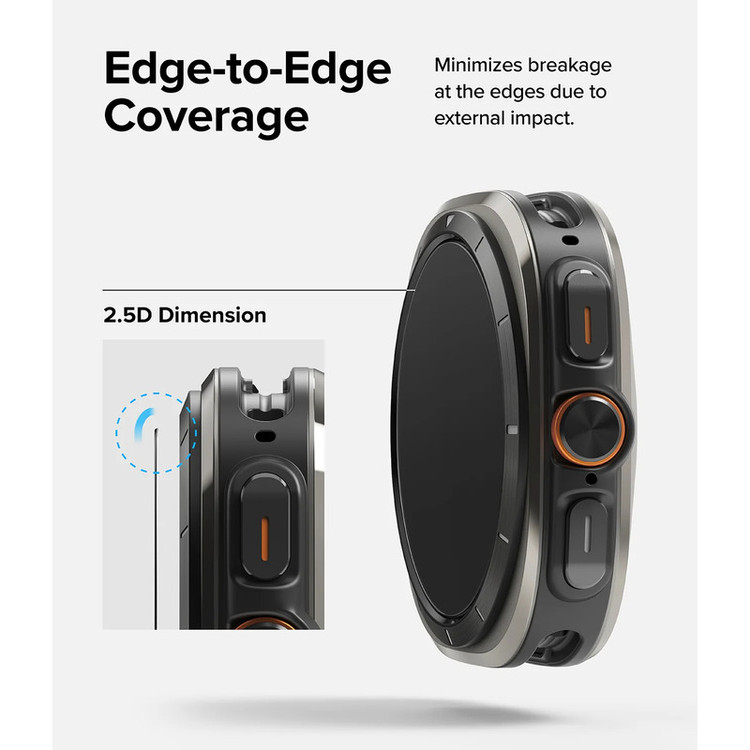 محافظ صفحه نمایش شیشه ای بادیگارد مدل GW مناسب برای ساعت هوشمند سامسونگ Galaxy Watch Ultra