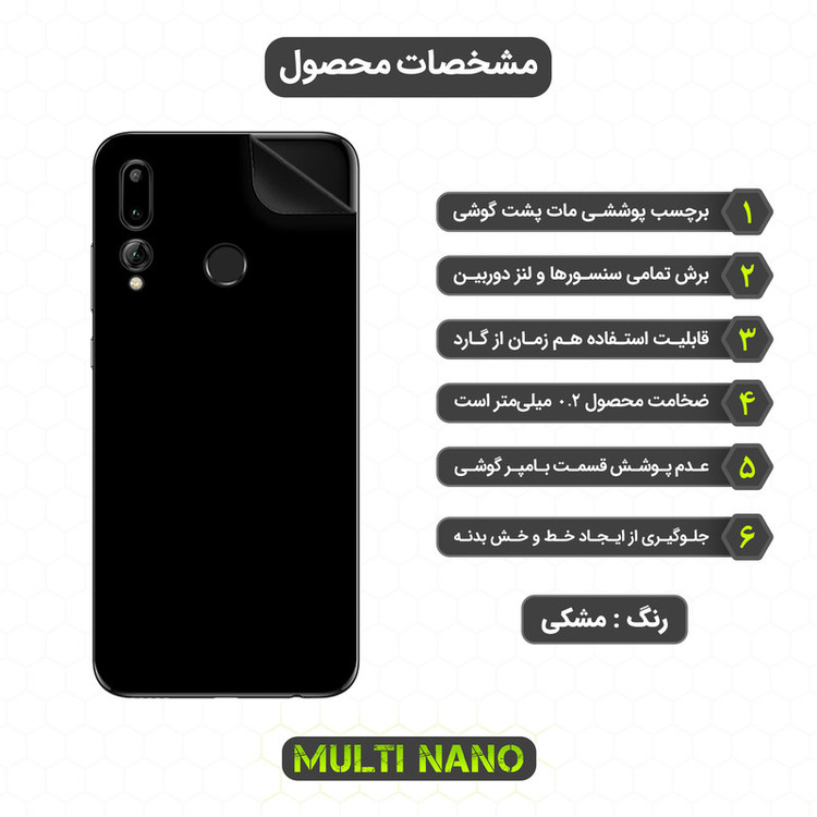 محافظ صفحه نمایش مولتی نانو مدل X-SFM مناسب برای گوشی موبایل هوآوی Enjoy 9S به همراه برچسب پوششی