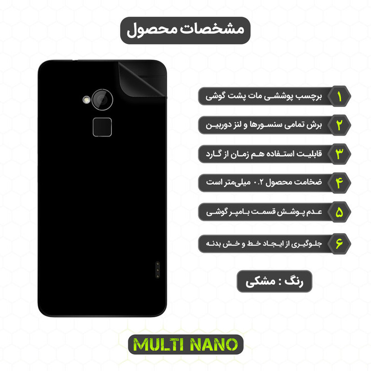 برچسب پوششی مولتی نانو مدل X-F1M مناسب برای گوشی موبایل اچ تی سی One Max