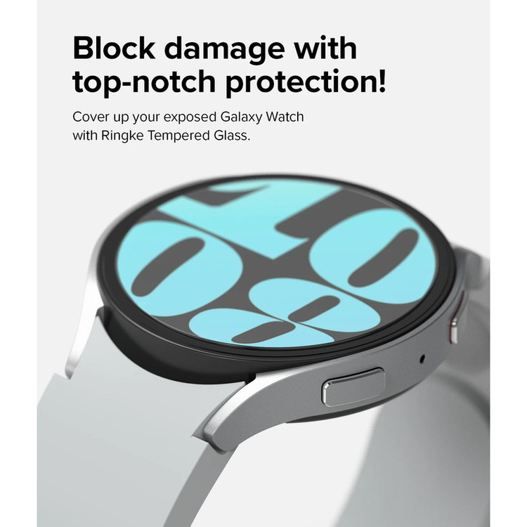 محافظ صفحه نمایش شیشه ای بادیگارد مدل GW مناسب برای ساعت هوشمند سامسونگ Galaxy Watch 6 44mm