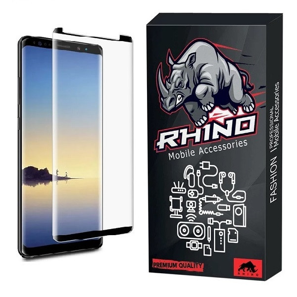 محافظ صفحه نمایش راینو مدل Short 3D مناسب برای گوشی موبایل سامسونگ Galaxy Note 8