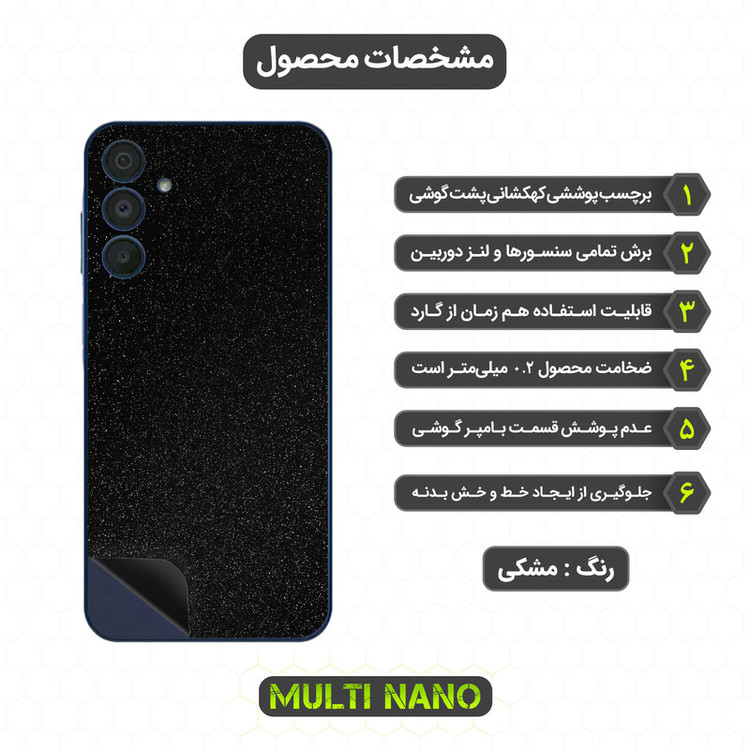 برچسب پوششی مولتی نانو مدل X-F1G مناسب برای گوشی موبایل سامسونگ Galaxy A15 5G