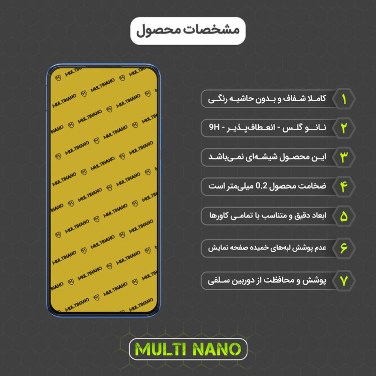 محافظ صفحه نمایش مولتی نانو مدل X-S1N مناسب برای گوشی موبایل شیائومی Redmi 10C