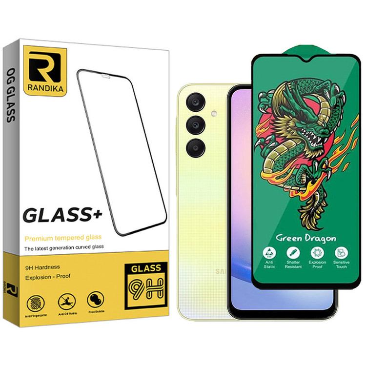محافظ صفحه نمایش شیشه ای راندیکا مدل Dragon مناسب برای گوشی موبایل سامسونگ Galaxy A25